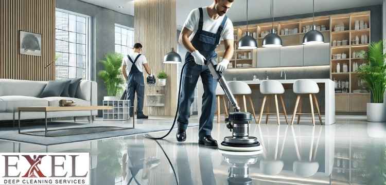 vinyl floor polishing service in Dubai